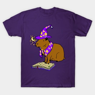 Mystical & Magical Capybara Wizard Graphic! T-Shirt